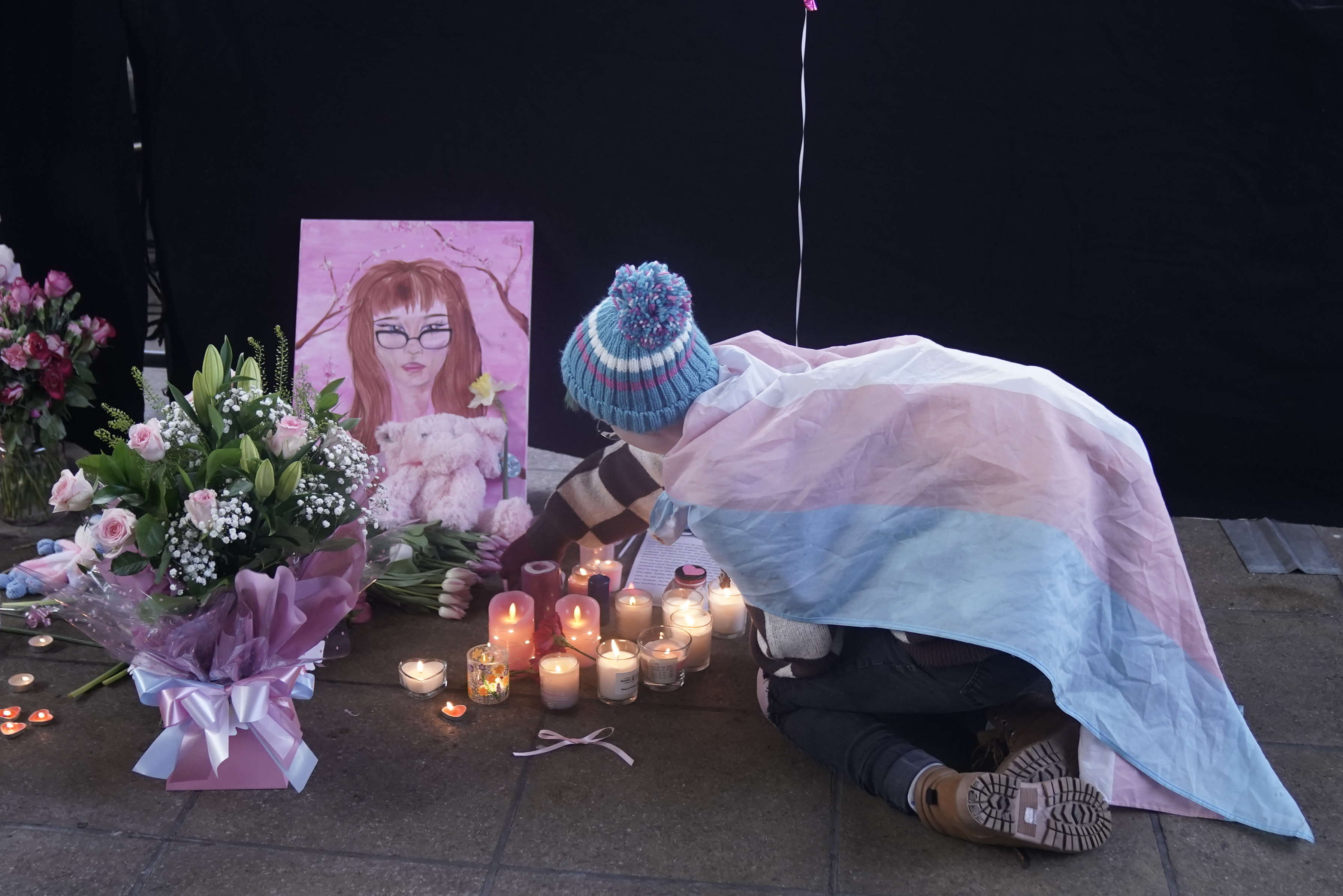 A vigil was held last month for Brianna to mark the first anniversary of her death